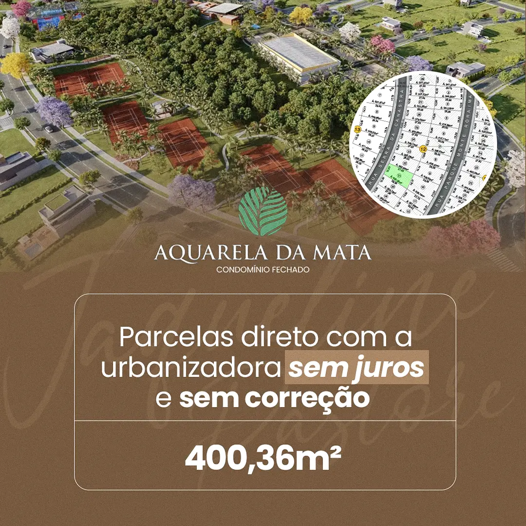 JAQUELINE- AQUARELA DA MATA - QUADRA 12 - LOTE 21 - FEED